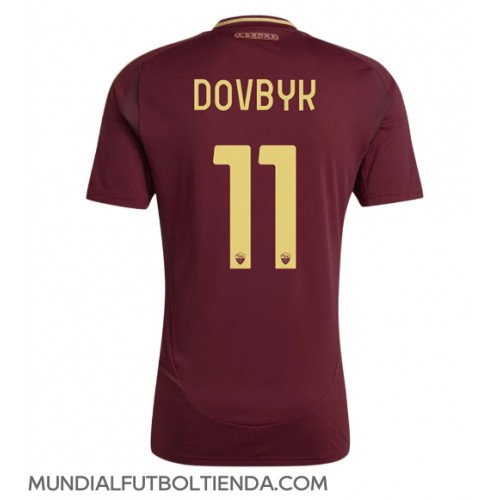 Camiseta AS Roma Artem Dovbyk #11 Primera Equipación Replica 2024-25 mangas cortas